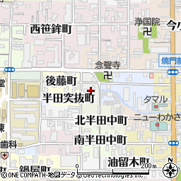 奈良県奈良市押小路町周辺の地図
