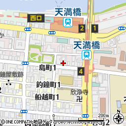セブンイレブン大阪島町１丁目店周辺の地図
