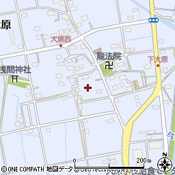 静岡県磐田市大原2318周辺の地図