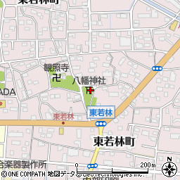 静岡県浜松市中央区東若林町1162周辺の地図