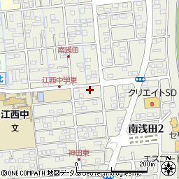 静岡県浜松市中央区神田町61周辺の地図