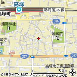 静岡県浜松市中央区高塚町4599-1周辺の地図
