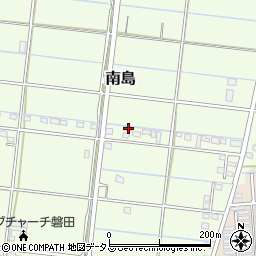 静岡県磐田市南島302-2周辺の地図