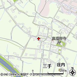 岡山県岡山市北区三手448-1周辺の地図