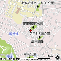 疋田町五丁目自治会集会所周辺の地図