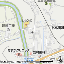 島根県益田市下本郷町55-1周辺の地図