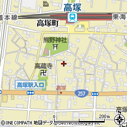 静岡県浜松市中央区高塚町4659周辺の地図