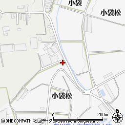 愛知県豊橋市細谷町小袋松周辺の地図