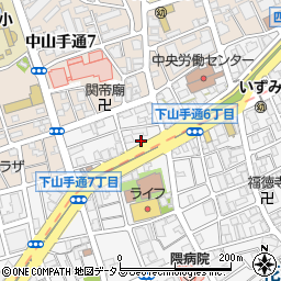 社労士会労働紛争解決センター　兵庫・総合労働相談所周辺の地図