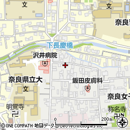 奈良県奈良市北市新道町周辺の地図