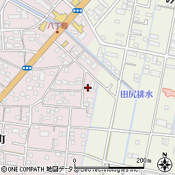 静岡県浜松市中央区東若林町1361周辺の地図