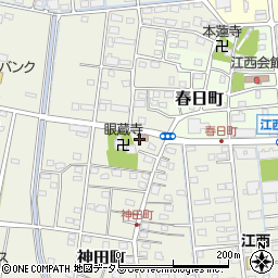 静岡県浜松市中央区神田町680周辺の地図
