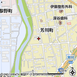 静岡県浜松市中央区芳川町849周辺の地図