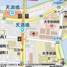 大阪国税局周辺の地図