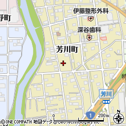 静岡県浜松市中央区芳川町674周辺の地図