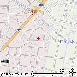 静岡県浜松市中央区東若林町1348周辺の地図