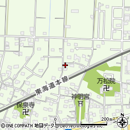 静岡県浜松市中央区篠原町960周辺の地図