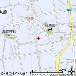 静岡県磐田市大原2314周辺の地図