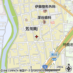 静岡県浜松市中央区芳川町689周辺の地図