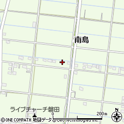 静岡県磐田市南島440周辺の地図