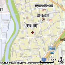 静岡県浜松市中央区芳川町675周辺の地図