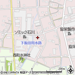 静岡県浜松市中央区金折町760周辺の地図
