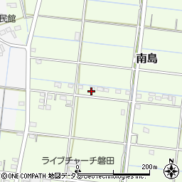 静岡県磐田市南島444周辺の地図
