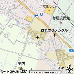 岡山市立庄内小学校周辺の地図