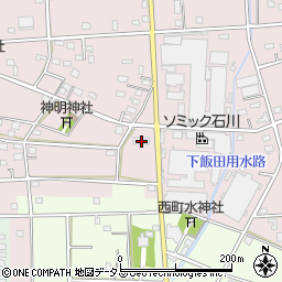 静岡県浜松市中央区古川町446周辺の地図