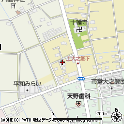 静岡県磐田市上大之郷629周辺の地図
