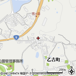 島根県益田市乙吉町712周辺の地図