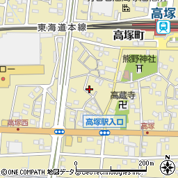 静岡県浜松市中央区高塚町4727周辺の地図