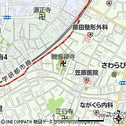 観音禅寺周辺の地図