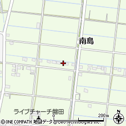 静岡県磐田市南島441周辺の地図