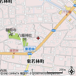 静岡県浜松市中央区東若林町1145周辺の地図