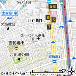 ダイダン株式会社　大阪本社設計部周辺の地図