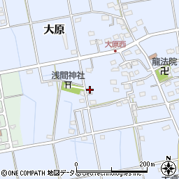 静岡県磐田市大原2399周辺の地図