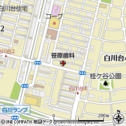 笹原歯科医院周辺の地図