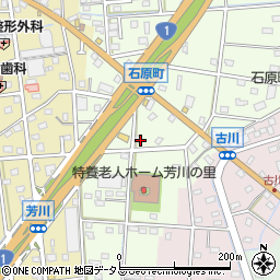 静岡県浜松市中央区石原町715周辺の地図