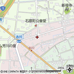 静岡県浜松市中央区古川町146周辺の地図