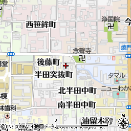 奈良県奈良市押小路町6周辺の地図