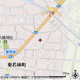 静岡県浜松市中央区東若林町1326周辺の地図