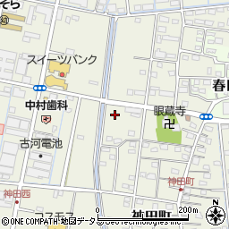 静岡県浜松市中央区神田町641周辺の地図