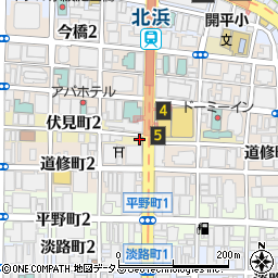 ストレッチ・アップ　北浜店周辺の地図