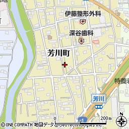静岡県浜松市中央区芳川町688周辺の地図