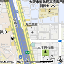 大阪倉庫周辺の地図