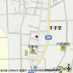 静岡県磐田市千手堂754周辺の地図