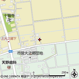 静岡県磐田市上大之郷267周辺の地図