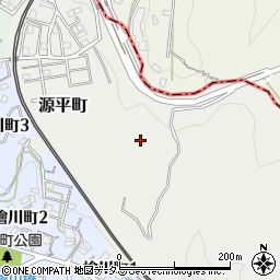 兵庫県神戸市長田区源平町周辺の地図