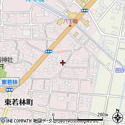 静岡県浜松市中央区東若林町1327周辺の地図